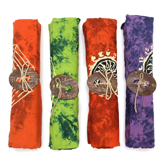 1x Bali Celtic Sarongs - Yin & Yang (4 Assorted Colours)