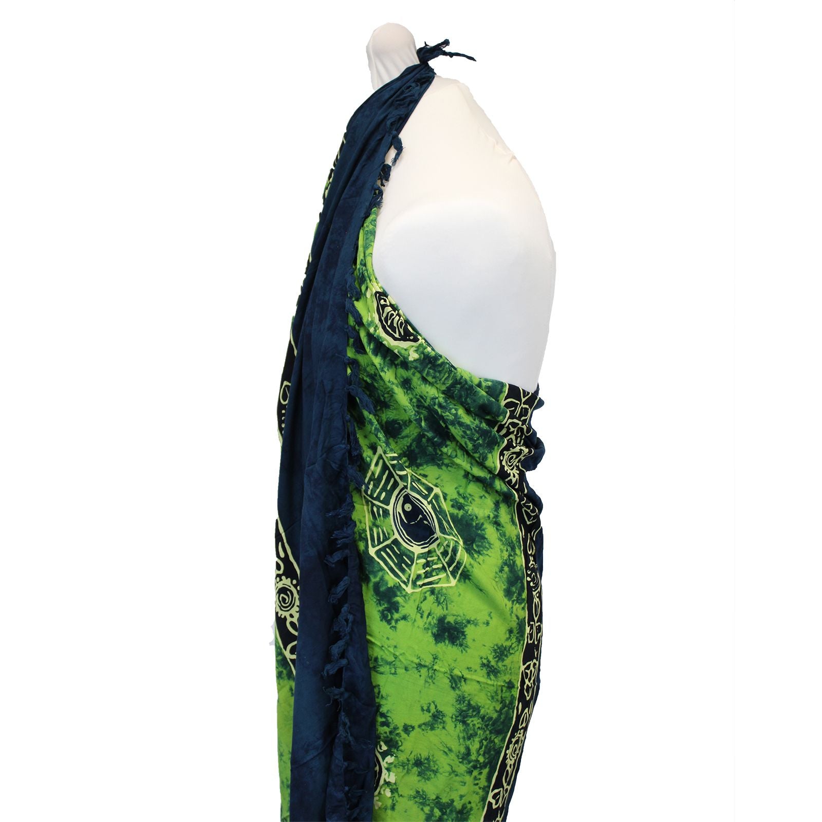 1x Bali Celtic Sarongs - Yin & Yang (4 Assorted Colours)