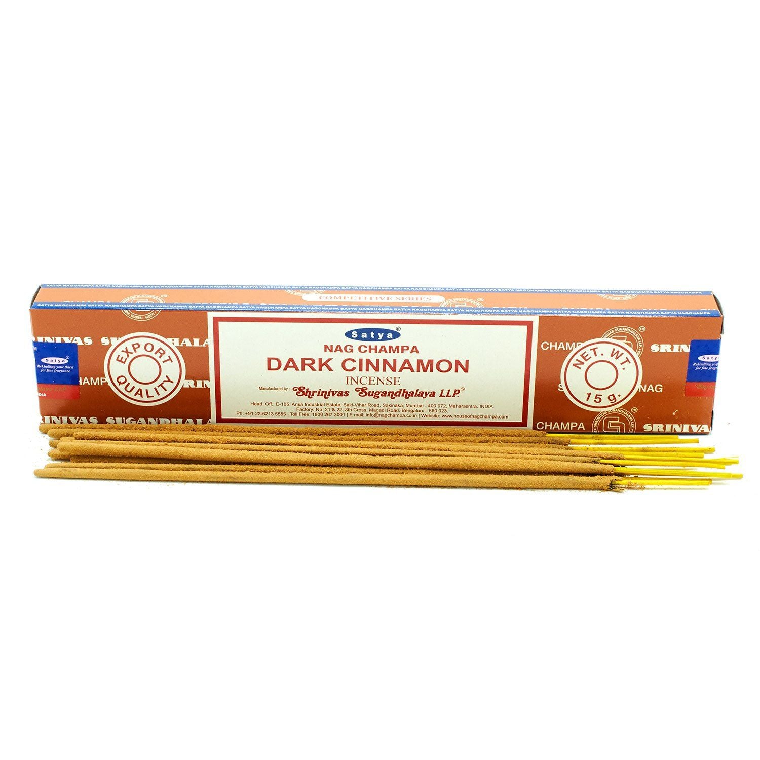 Satya Incense Sticks 15g  - Dark Cinammon