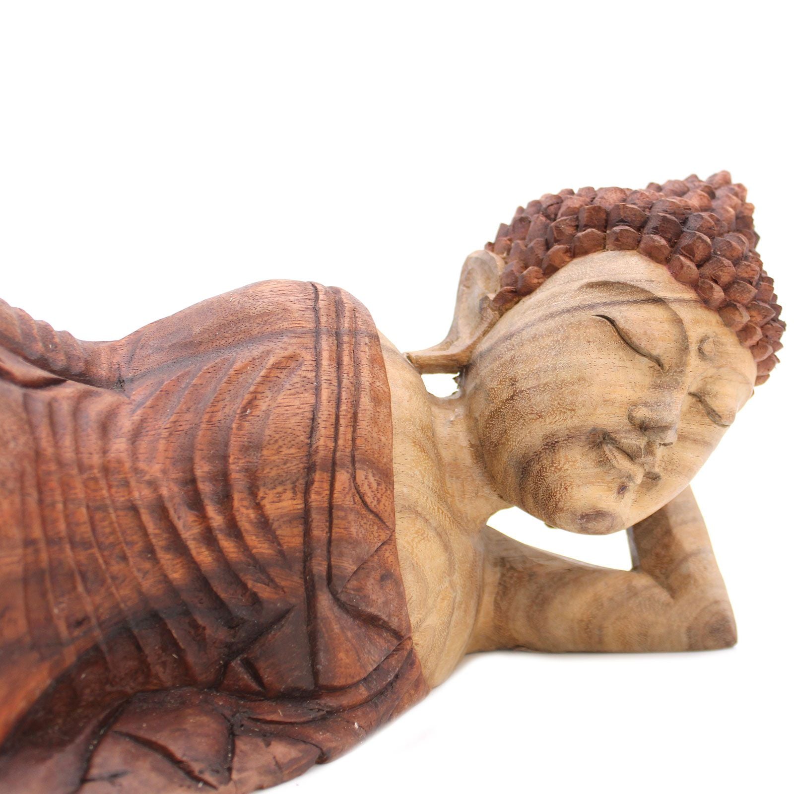 Hand Carved Buddha Statue - 50cm - Sleeping